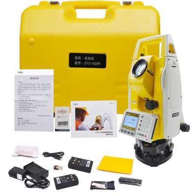 Advanced angle high accuracy 5s total station with 28 hours battery operation